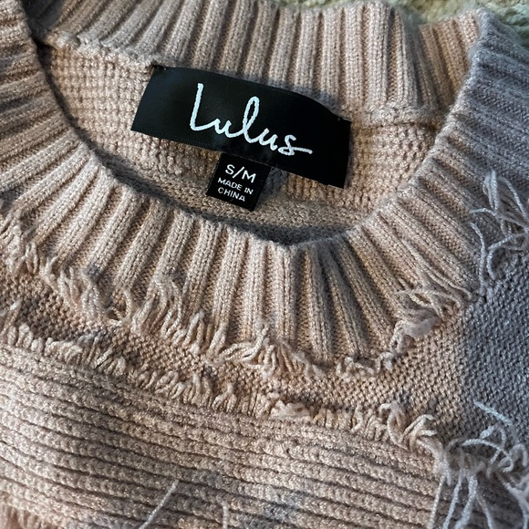 Lulus Fringe Sweater - Picture 4 of 5